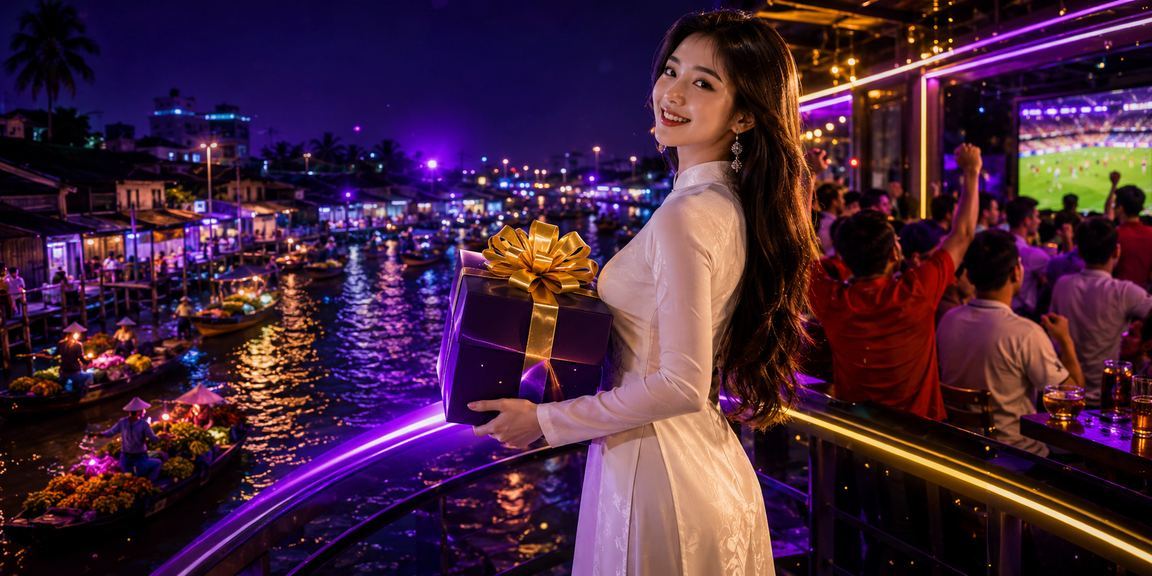 Người dùng Cần Thơ mặc áo dài trải nghiệm casino trực tuyến trên di động