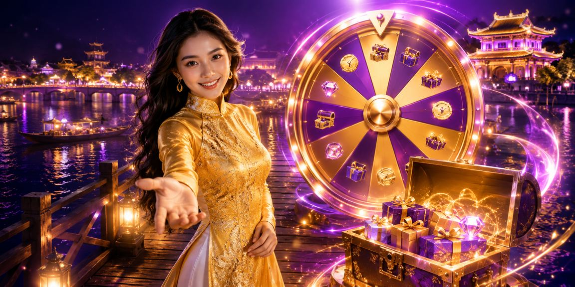 Người chơi Roulette tại Huế trong trang phục áo dài truyền thống Việt Nam
