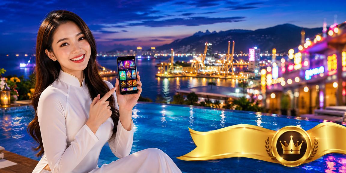 Người dùng VIP Vũng Tàu trong trang phục áo dài nhận thưởng casino